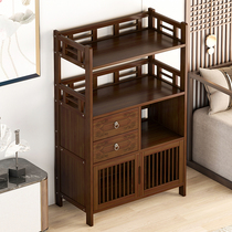 Tea cabinet small tea cabinet tea table Tea side cabinet Bogu shelf living room solid wood office tea lockers