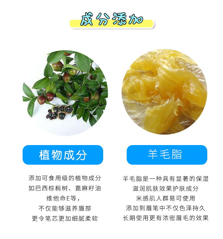 Triangle Chopper / Người mới bắt đầu UNNY Tự động xoay đôi lông mày Bút chì chống thấm nước, chống mồ hôi, kéo dài - Bút chì lông mày / Bột / Stick kẻ mày innisfree