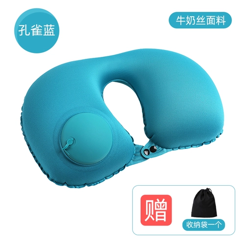 Надувной поезд для путешествий, портативный самолет для сна, подушка для шеи, с защитой шеи