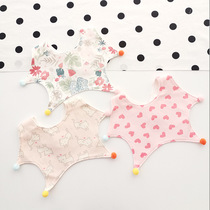 3-pack baby waterproof bib star shape saliva towel baby eating bib spit bucket cartoon