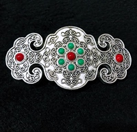 Mongolian hat head jewelry head wearing special feature wedding hats female handmade DIY material Mongolian robe accessories metal hair accessories
