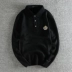 Áo len cashmere nam mới áo thun dài tay ve áo kích thước lớn chạm đáy kinh doanh áo len nam thông thường áo thun nam cổ tròn Áo len Cashmere