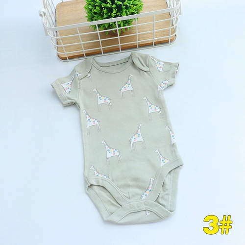 Детское летнее хлопковое боди, 0-2 лет