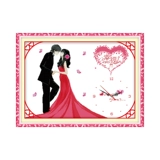 Счастливое соглашение о вышивке Cross Stitch Новые часовые гостиные подъемные комнаты в спальнях очень праздничные и простые современные свадьбы