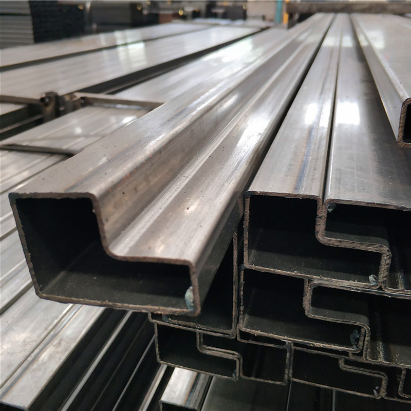 P-shaped steel 30x mm shelf shaped 4060mmP type 50x80 furniture iron pipe steel pipe