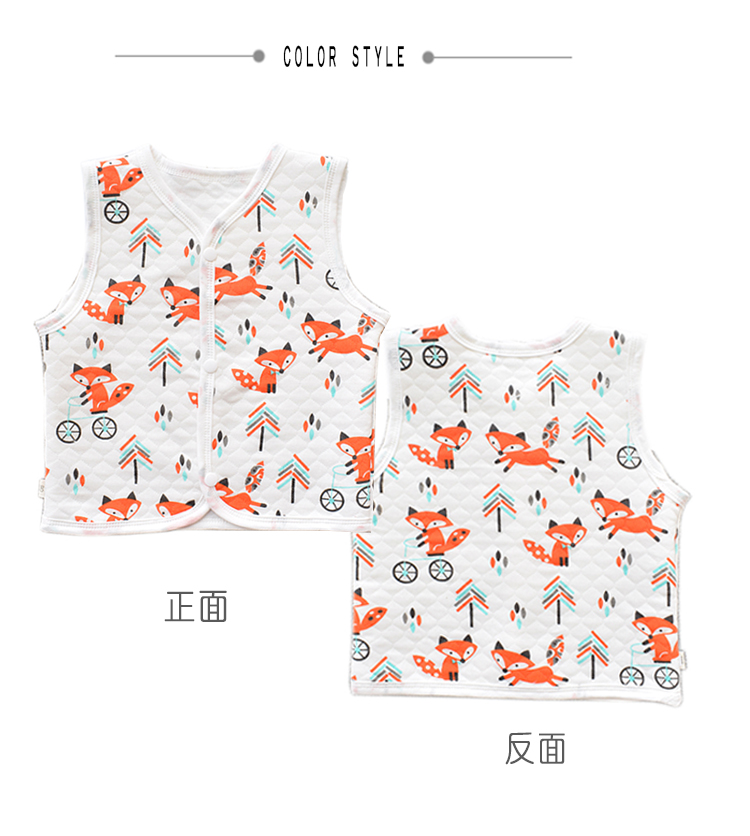 Áo vest trẻ em mùa thu nam và nữ ấm áp cho trẻ em áo khoác trẻ em hàng chuẩn