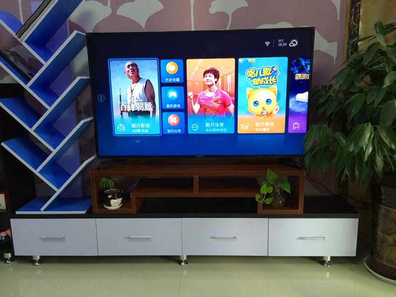 Màn hình hiển thị tinh thể lỏng tủ TV giá tăng thăng hoa gỗ cơ sở tăng tủ kệ dày tủ top box - Buồng tủ nhựa quần áo gia đình