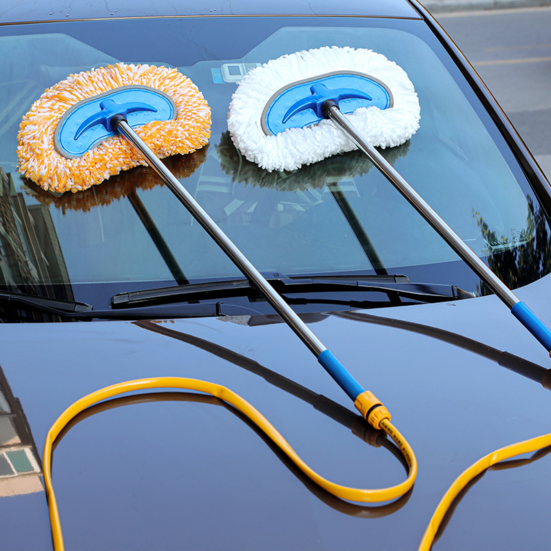 Car Wash Water Mop That Doesn'T Damage the Car, Car Cleaning Tool, Car Cleaning Brush, Soft Bristle Car Cleaning Magic Tool, Household Car Dust Removal Brush