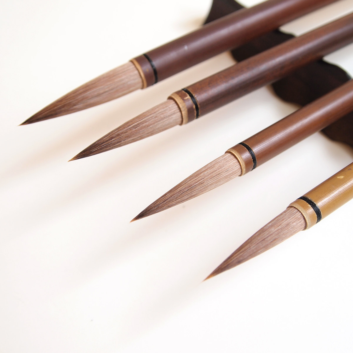 Zhou Huchen brush set Qingliu horse hair Large Kai Medium Kai small regular script method Beginner regular script Running script Chinese Painting Lake pen