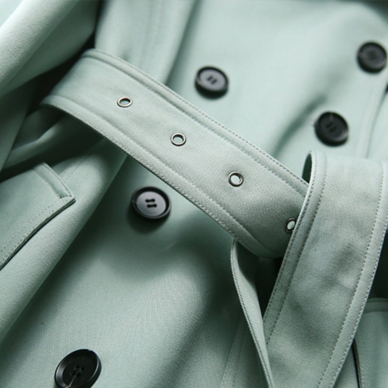 Early autumn high - end and classic small British wind coat card color clothes of short dress dress woman