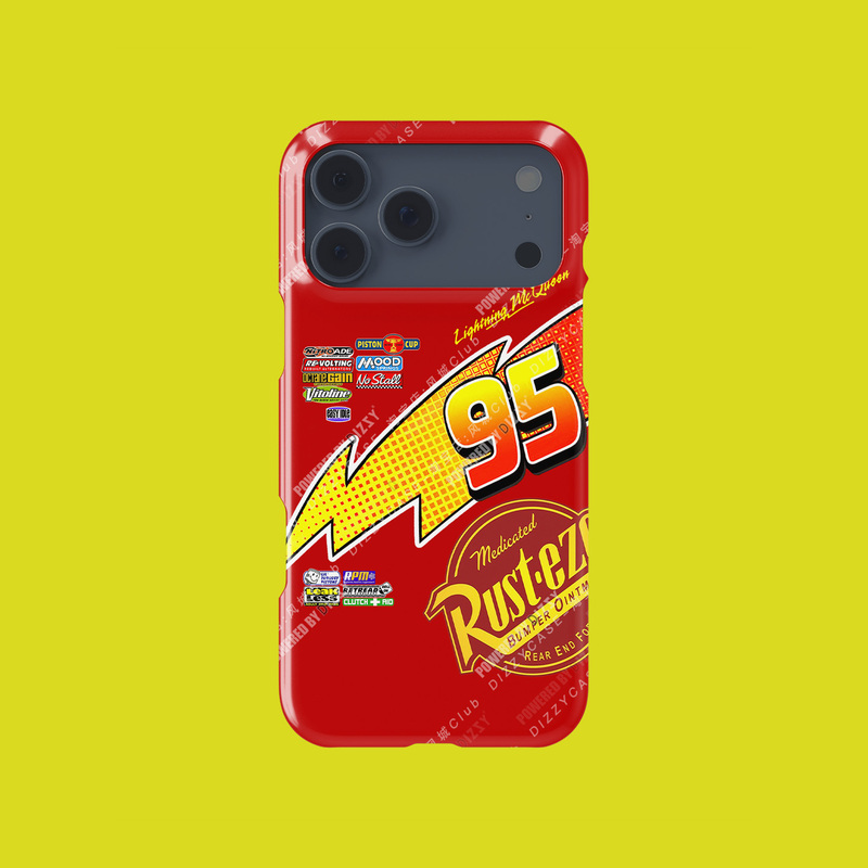 Dizzy Classic Car Animation Lightning Mcqueen No. 95 Racing Car Paintwork Fan Merchandise Phone Case Suitable for Apple 17Promax Dizzy Classic Car Animation Lightning Mcqueen No. 95 Racing Car Paintwork Fan Merchandise Phone Case Suitable for Apple 17Promax