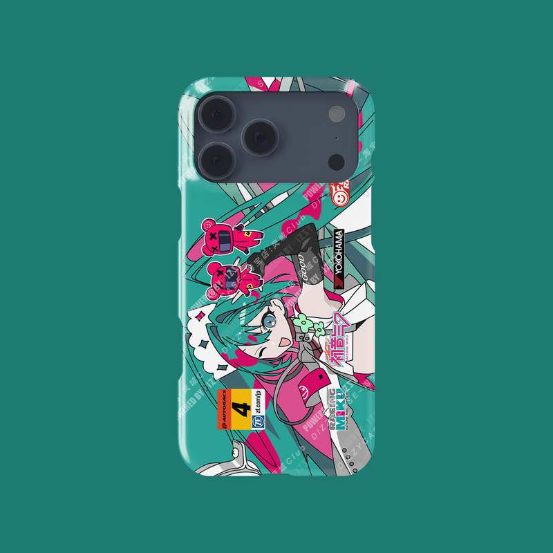 Dizzy Goodsmile Team 2025 Season New Hatsune Miku Mercedes-Benz Amg Gt300 Fan Car Paintwork Same Style Peripheral Products Phone Case Dizzy Goodsmile Team 2025 Season New Hatsune Miku Mercedes-Benz Amg Gt300 Fan Car Paintwork Same Style Peripheral Products Phone Case