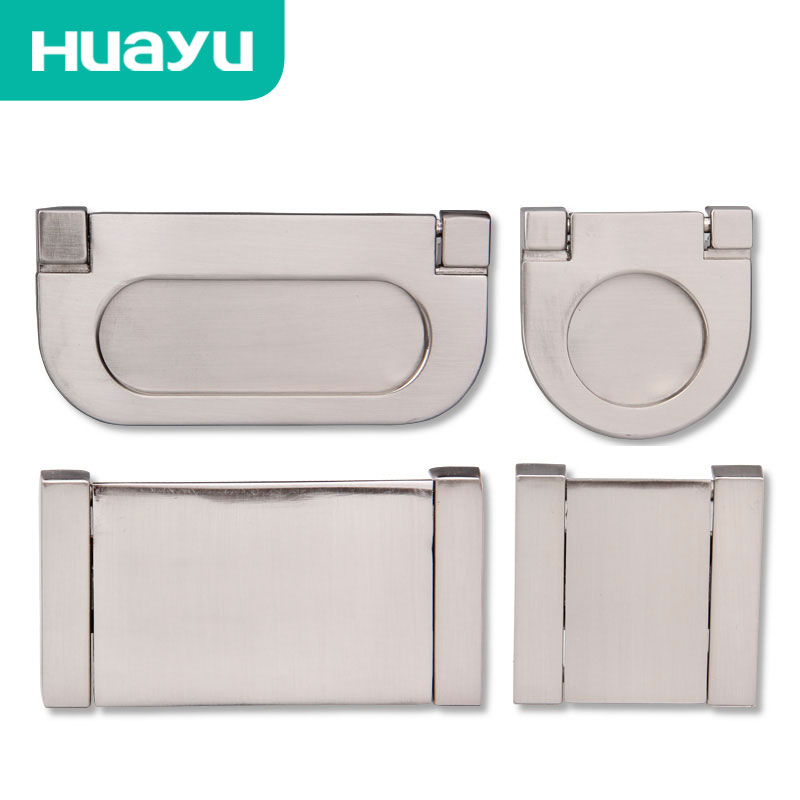 Huayu Hardware Drawer Concealed Handle Modern Simple Invisible Cabinet Door Handle European Style Hardware Shoe Cabinet Surface Mounted Flat