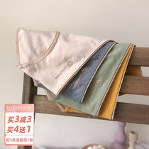 Buy 4 send 1 underwear lady comfortable and breathable mid low waist lifting hip thin section full cotton stall No-mark shorts student Triangle pants