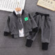 Baby boy autumn clothes 0-1-2-3 years old dress boy spring and autumn three-piece suit children's suit 2022 tide 5