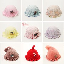 Newborn hat Spring and Autumn Cotton 0-6 months baby basin hat winter warm protection halogen door male and female baby baby cap