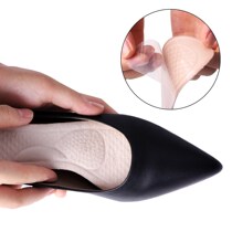 Silicone women Summer high heels insole sandals sweat-absorbing half-yard silicone non-slip soft anti-pain transparent seven-point pad