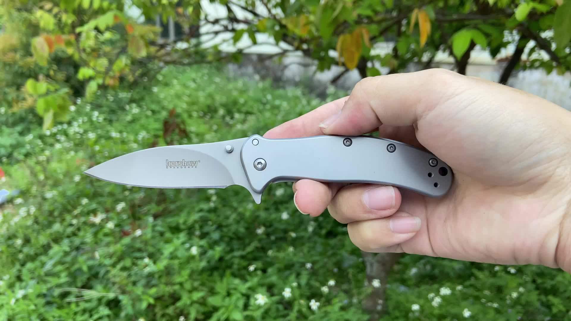 Kershaw Zing 1730 8cr17mov Stainless Steel Blade Outdoor Rescue Camping Edc Folding Pocket Knife