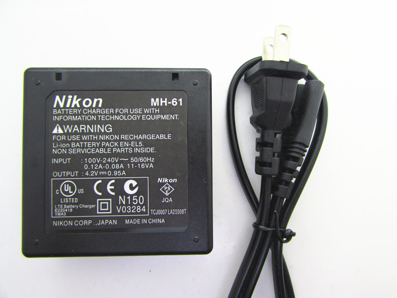 Bộ sạc máy ảnh Nikon COOLPIX P4 P80 P90 P100 P500 P510 P520 EN-EL5 - Phụ kiện máy ảnh kỹ thuật số túi đựng lens máy ảnh