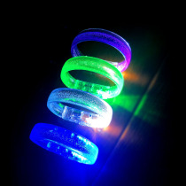 Acrylic electronic flashing bracelet concert blue luminous wrist support stick light bracelet custom LOGO new