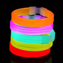 Fluorescent bracelet Colorful luminous electronic hand ring blue flash bracelet Concert aid stick custom LOGO new product