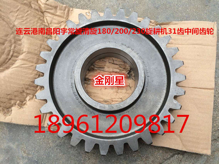 Lianyungang Nanchang Changxuan Yanguowo 180200230 Rotary Tiller Middle Gear 31 Teeth Diamond Star