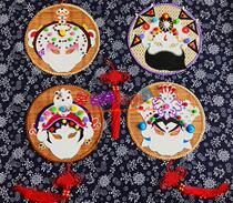 Kindergarten Corridor Wall national wind hanging decoration of Chinese wind hanging decoration Traditional characteristic handicraft Peking Opera facial genealogy hanging decoration