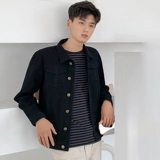 Куртка для влюбленных, осенняя демисезонная парная одежда, длинный джинсовый плащ, городской стиль, подходит для подростков, средней длины