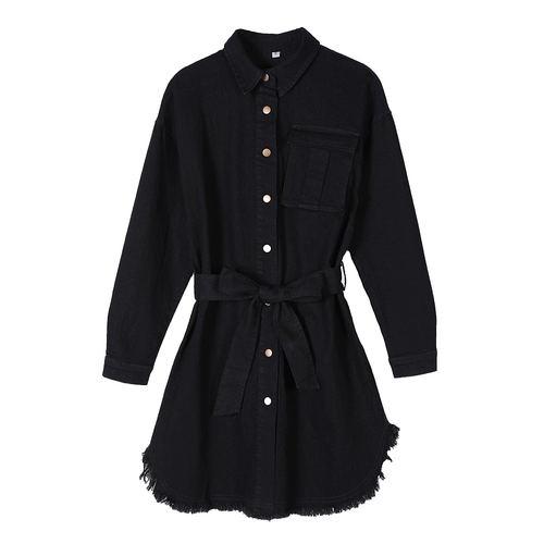 Куртка для влюбленных, осенняя демисезонная парная одежда, длинный джинсовый плащ, городской стиль, подходит для подростков, средней длины