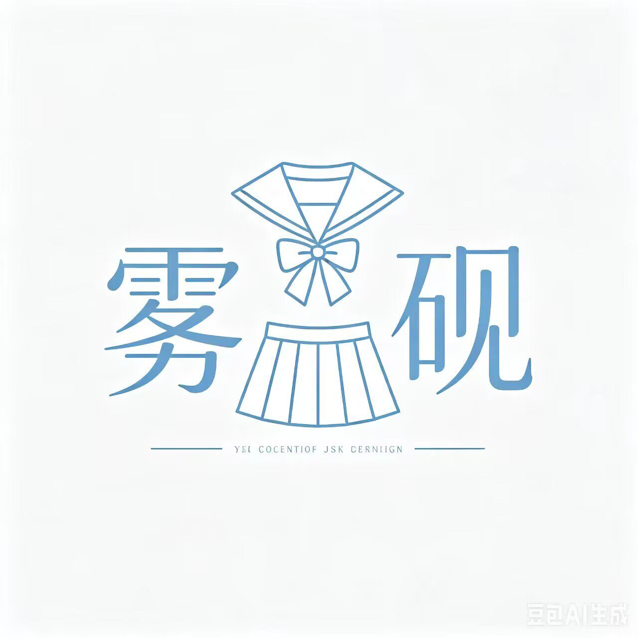 雾砚JK原创制服馆的LOGO