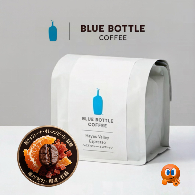 Japanese Domestic Version of Bluebottle Hayes Valley Coffee Beans, Dark Roast Blended Coffee, Roasted Concentrated Beans