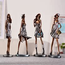 Creative ornaments characters TV cabinet wine cabinet living room ornaments wedding gifts newlywed gifts practical crafts