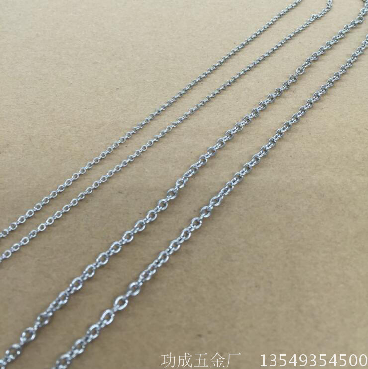 Thép không gỉ 304 không có giao diện chuỗi vòng đeo tay vòng chân vòng chân trang sức đặc biệt chuỗi thép không gỉ hàn - Vòng chân lắc chân đẹp