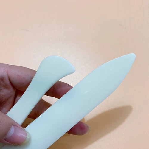 Натуральный говяжий костный нож, формируя весь край ножного ножа нидимотка ручной работы кожа DIY инструмент оригами линия ножа линия ножа линия ножа.