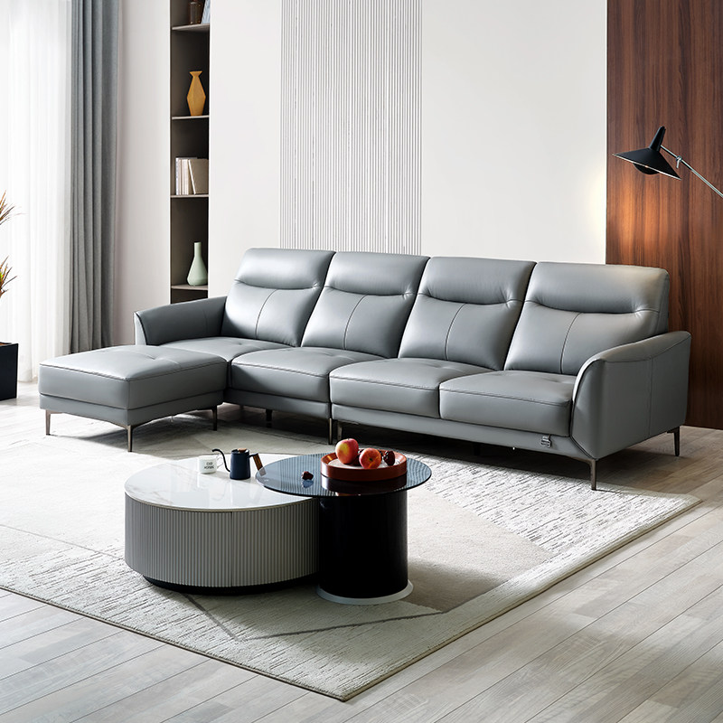 (stores) full friend home real leather sofa Living room modern light lavish small family style furniture sofa Living room 102710-Taobao
