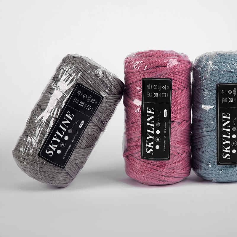 Skyline Pearl Yarn | 6mm | 400g Thick Round Yarn | Crochet Yarn