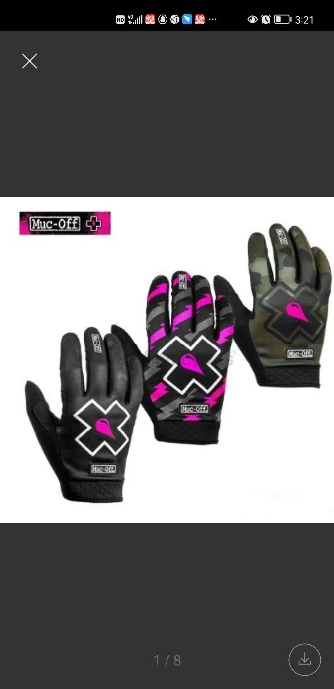 British Muc-off new touch screen universal mountaineering car riding gloves all refer to anti-slip and warm sport