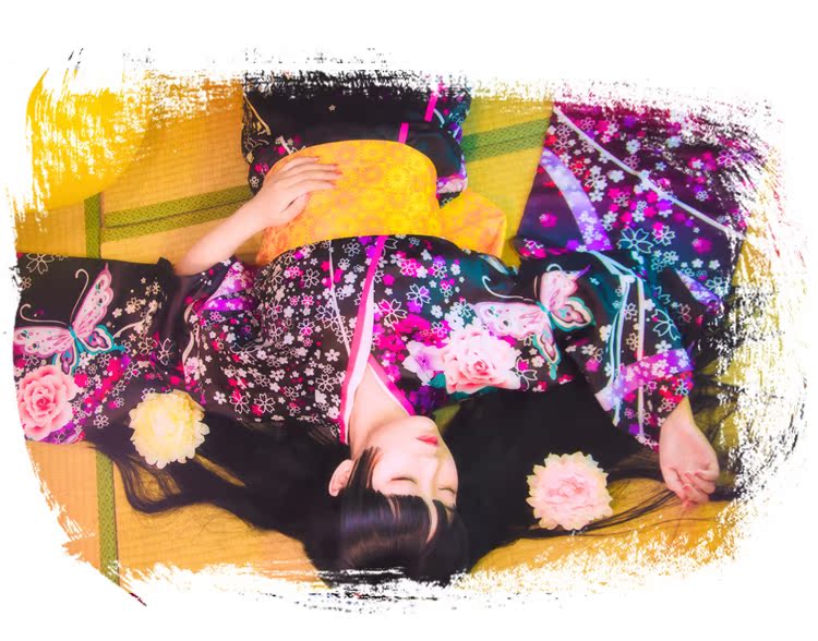 Cô gái địa ngục yêu COS quần áo nhỏ tình yêu Sangha cosplay trang phục nữ Zhen tay áo kimono đầy đủ tóc giả cosplay pokemon
