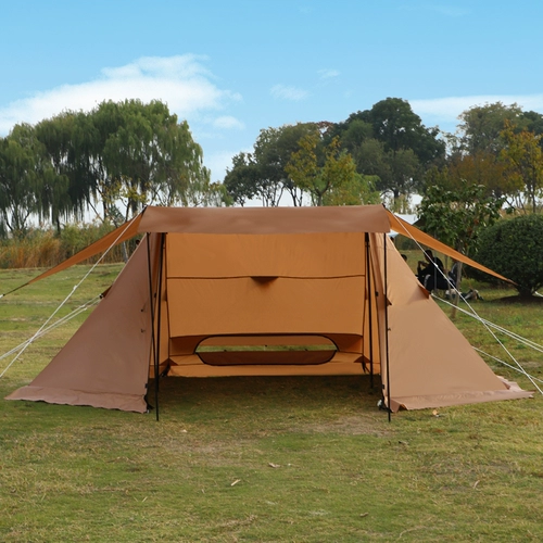 Гора Булин Дикий открытый открытый открытый двойной пик укрытие палатка дикая пролить дымоход Delite Camp Camp Camp Sky Sakura