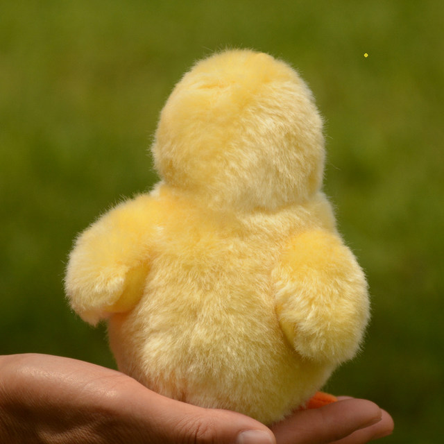 ໄກ່ນ້ອຍສີເຫຼືອງງາມ plush doll chick doll simulation ສັດໄກ່ເດັກນ້ອຍ toy ຂອງຂວັນວັນເກີດຂອງເດັກນ້ອຍ