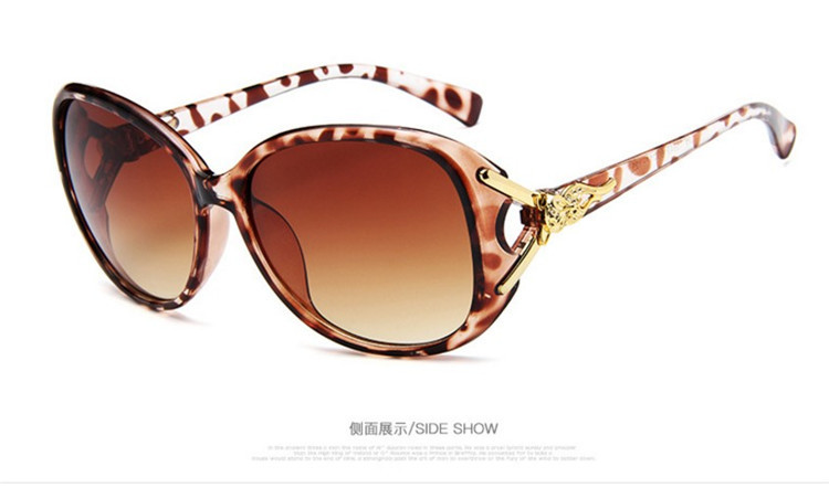 2018 thời trang new fox head ladies sunglasses bán buôn mô hình ngôi sao hộp lớn sunglasses mô hình vụ nổ kính mát