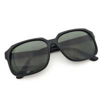 Mens Large Box Black Sunglasses Wholesale Glass Sunglasses Flat Mirror Electrowelded Eye Glasses Manufacturer Direct