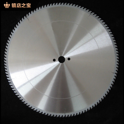 Saw blades for U-tooth aluminum extrusion material 500*4 4*30 (32)*120T aluminum alloy double head saw blade angle Ma saw blade