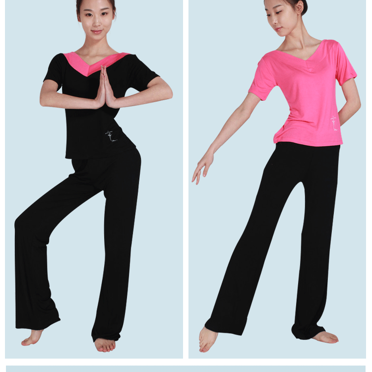 Nhà sản xuất giải phóng mặt bằng trang phục khiêu vũ thực hành quần áo Quần áo khiêu vũ Latin Quần áo cổ chữ V ngắn tay Trang phục múa vuông - Khiêu vũ / Thể dục nhịp điệu / Thể dục dụng cụ giầy nhảy dancesport