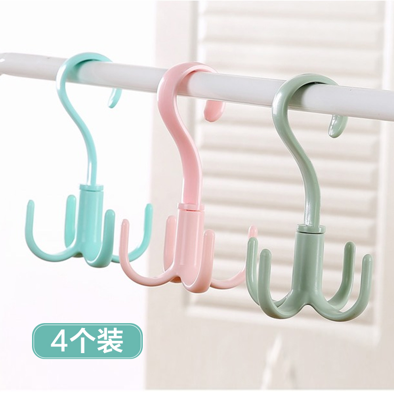 Hanging Bag Rack Women's Bag Hooks Hanging Bag Hook God Instrumental Bag Wardrobe containing layer frame Multi-functional 360-degree rotating shelving