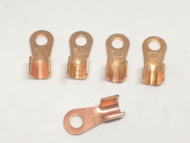 Open nose copper wire lug OT-10A20A30A40A50A60A80A100A250A copper terminal nose