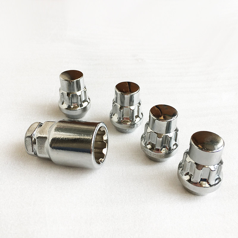 Five-in-510 Baobao Jun 510 560 Special tyre burglar-proof screw wheel anti-theft nut car wheel lock outer tooth type-Taobao
