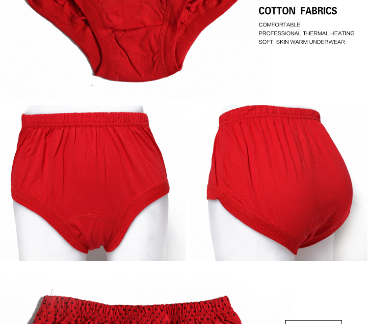 Đồ lót 5 tuổi và trung niên phụ nữ cotton đồ lót mẹ già eo cao kích thước lớn quần short tam giác nữ bikini đẹp