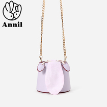 Anay Childrens Clothing Special Cabinet 2021 New Girl Cute Bucket Skewed Satchel Girl Backpack AG110502