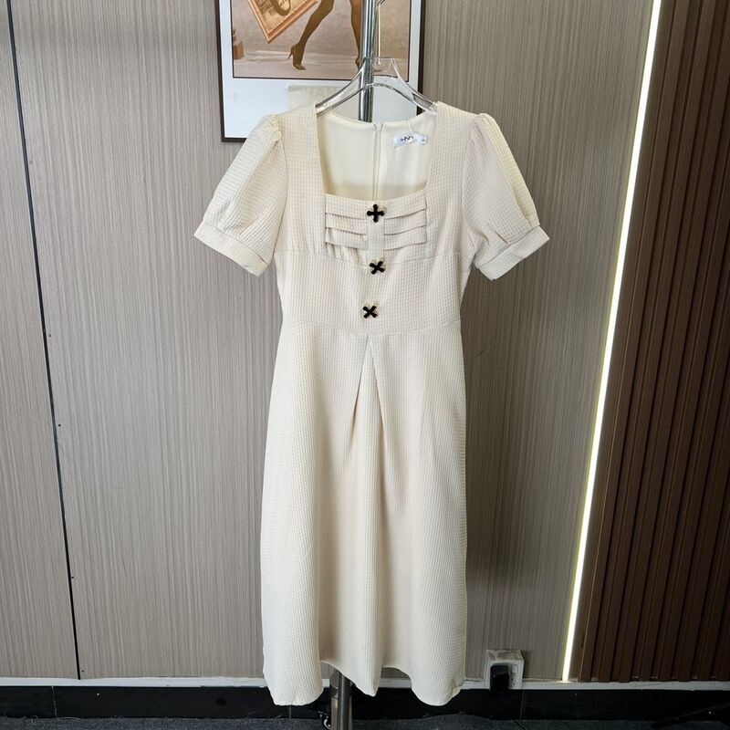 2012 Clearance Al French-Style Elegant Chinese-Style Long Dress Summer New Slim-Fit Square-Neck Waist-Cinching Dress 2012 Clearance Al French-Style Elegant Chinese-Style Long Dress Summer New Slim-Fit Square-Neck Waist-Cinching Dress
